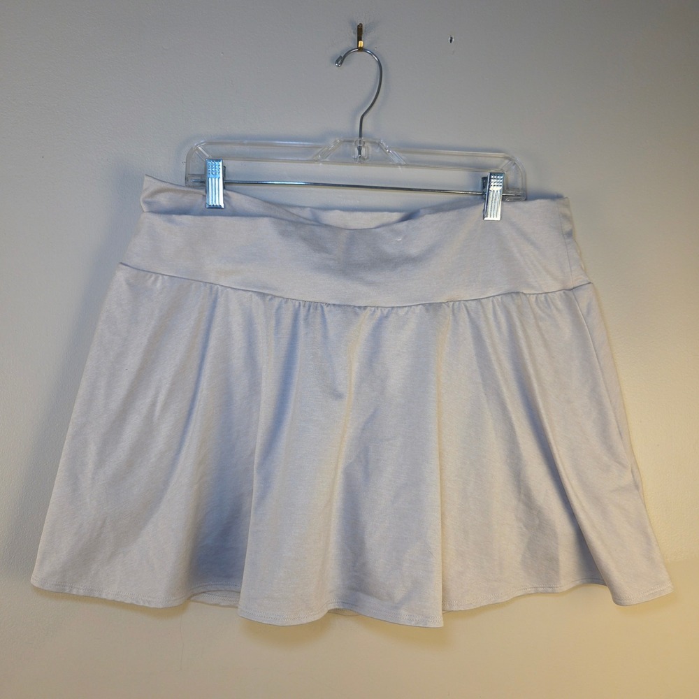 Old Navy CloudComfy Extra High-Rise Skort XXL Heathered Beige Activewear Skirt